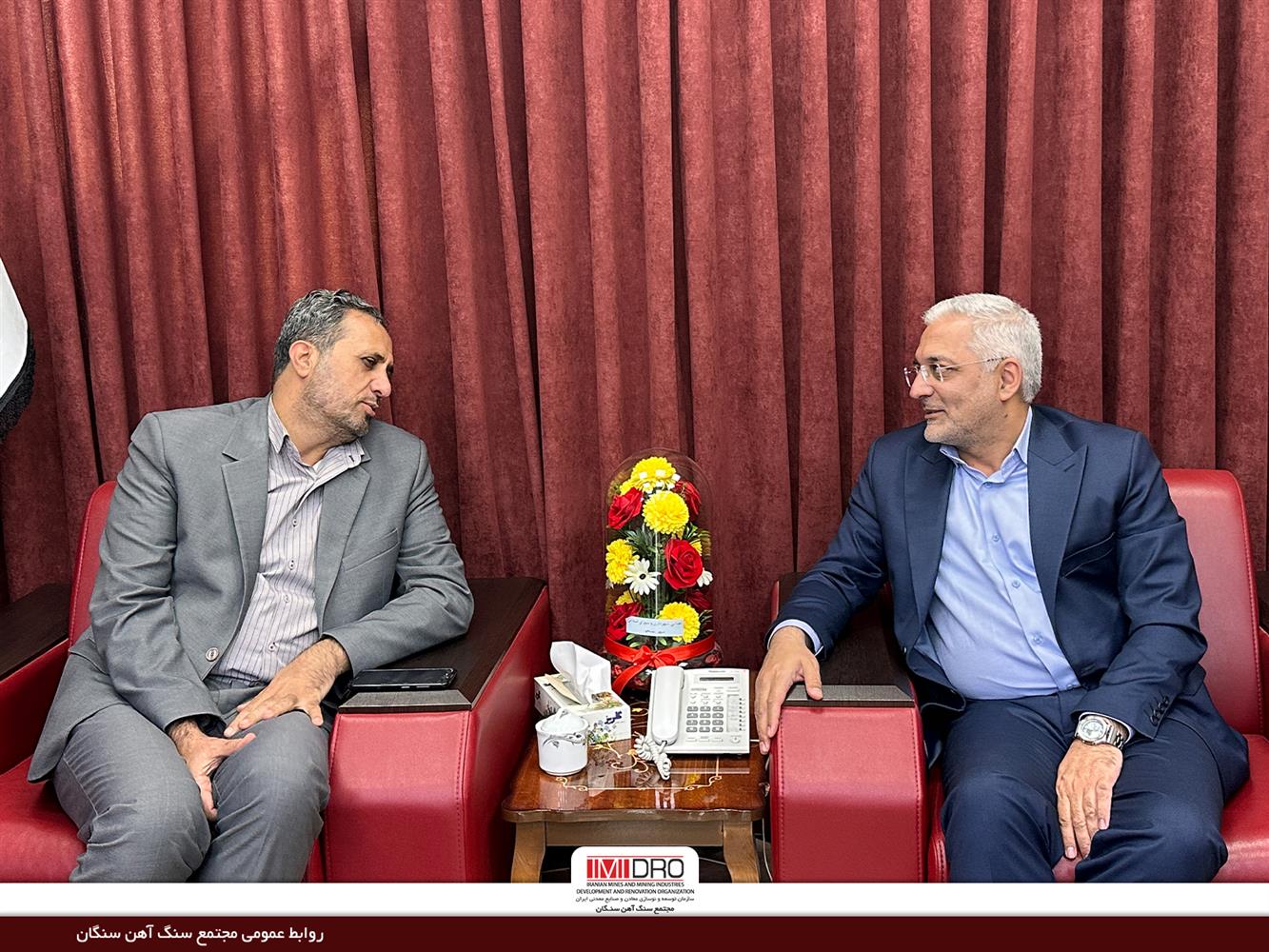  دیدار سرپرست مجتمع سنگ‌آهن سنگان با فرماندار شهرستان خواف